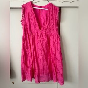 Hot pink skort dress. Size Large